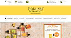 Desktop Screenshot of collinesdeprovence.com